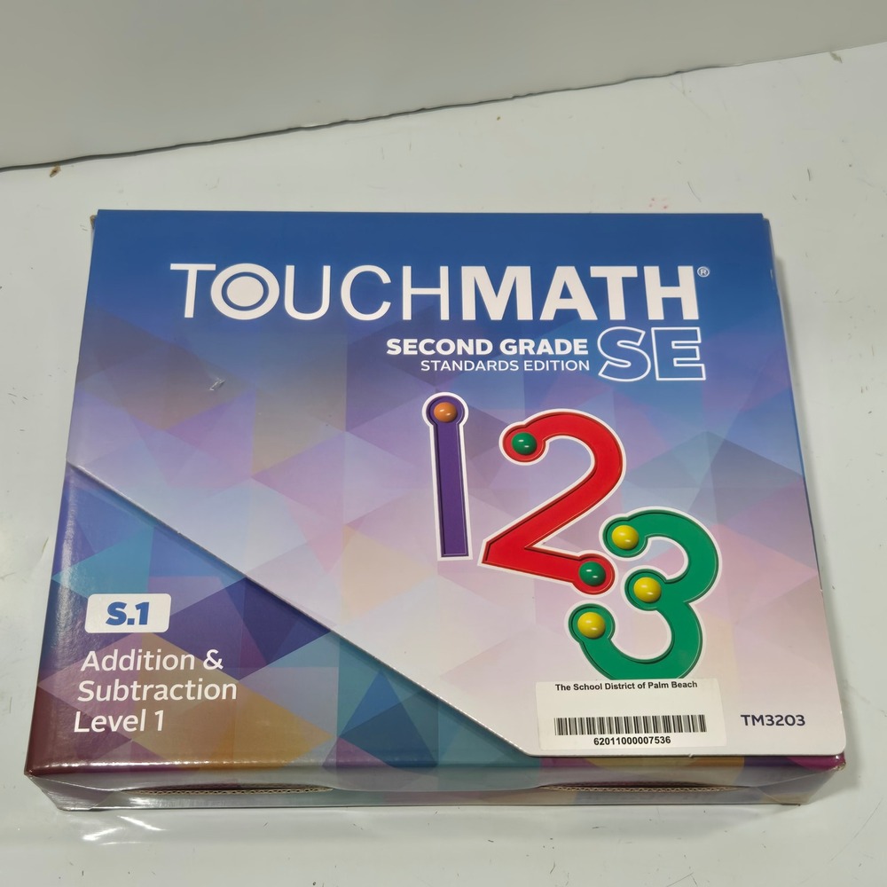 TouchMath Second Grade Standards Edition S.1 Addition & Subtraction Level 1